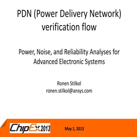 TRACK C: PDN (Power Delivery Network)/ Ronen Stilkol