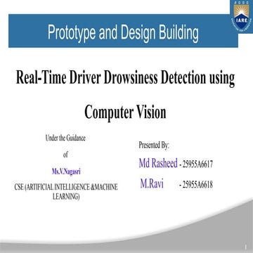 Driver Drowsiness Detection report | PDF