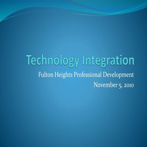 Technology Integration: Assistive Technology and Social Media