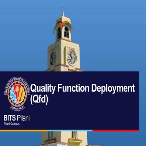 Quality Function Deployment