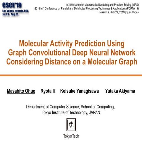 Molecular Activity Prediction Using Graph Convolutional Deep Neural Network C...