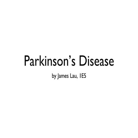 Parkinson's Disease sample