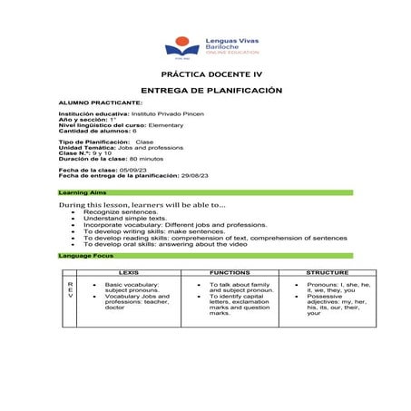 PDSec - Lesson Template - Class 9 y 10.docx