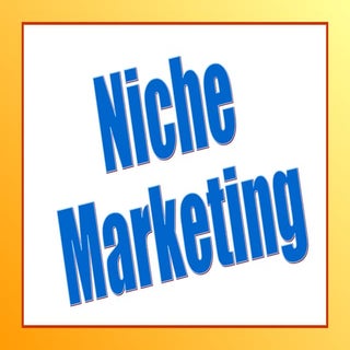 Niche Marketing from SNAG PDS 2011 ...