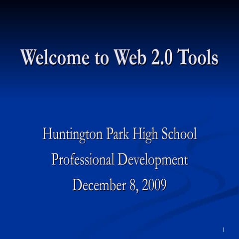 Pds Web 2 0 Teacher Tube  12 8 09