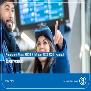Roadshow Plans SNCB & Infrabel 2023-2026 - Hainaut | PDF