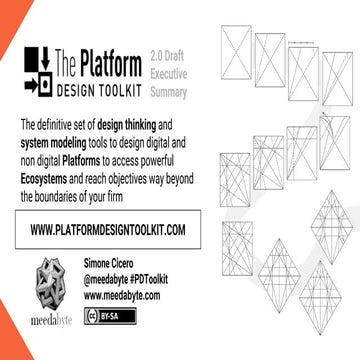 The Platform Design Tookit 2.0 Draft Launch  - Executive Summary
