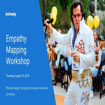 PHX Design Thinking Empathy Mapping Workshop - August 2018