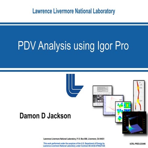 Igor Pro used for PDV Analysis | PDF