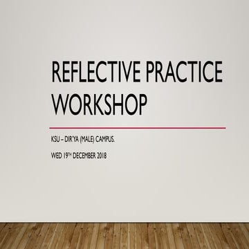 Demystifying Reflective Practice: Using the DATA Model to Enhance ...