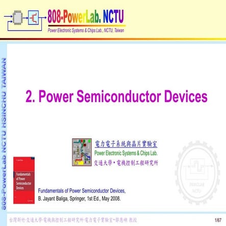 Power Semiconductor Devices