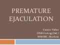 Premature Ejaculation