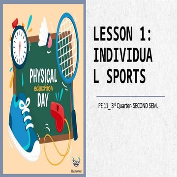 Physical Education and Health for grade 11 | PPTX