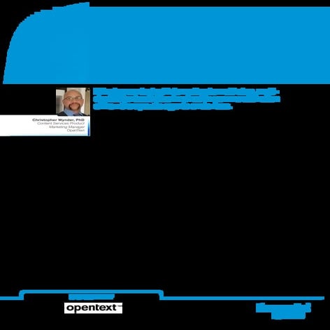 Opentext brings intelligence to Pharma and biotech