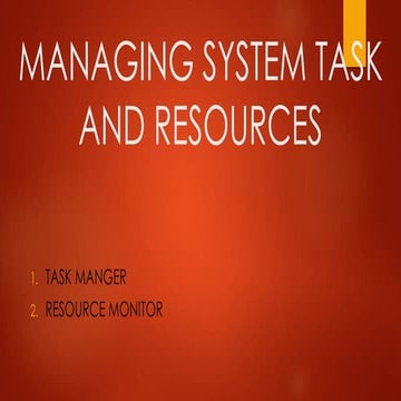 Task Manager | PPTX