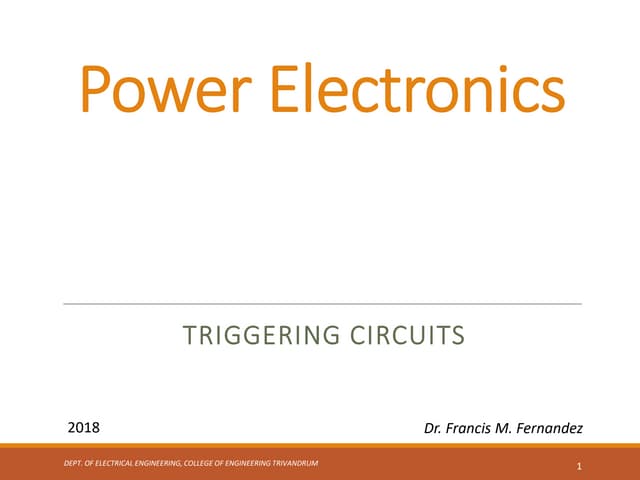 Firing Circuit