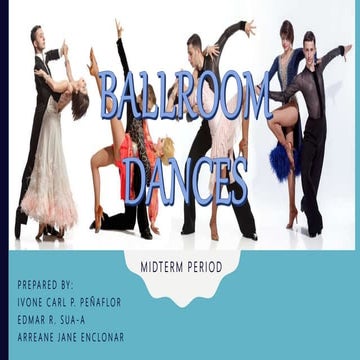 Pe 2 midterm ballroom dances