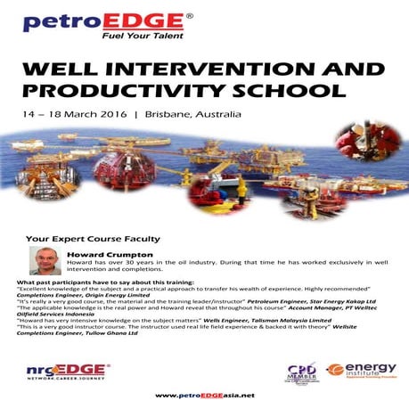 WELL INTERVENTION AND PRODUCTIVITY SCHOOL