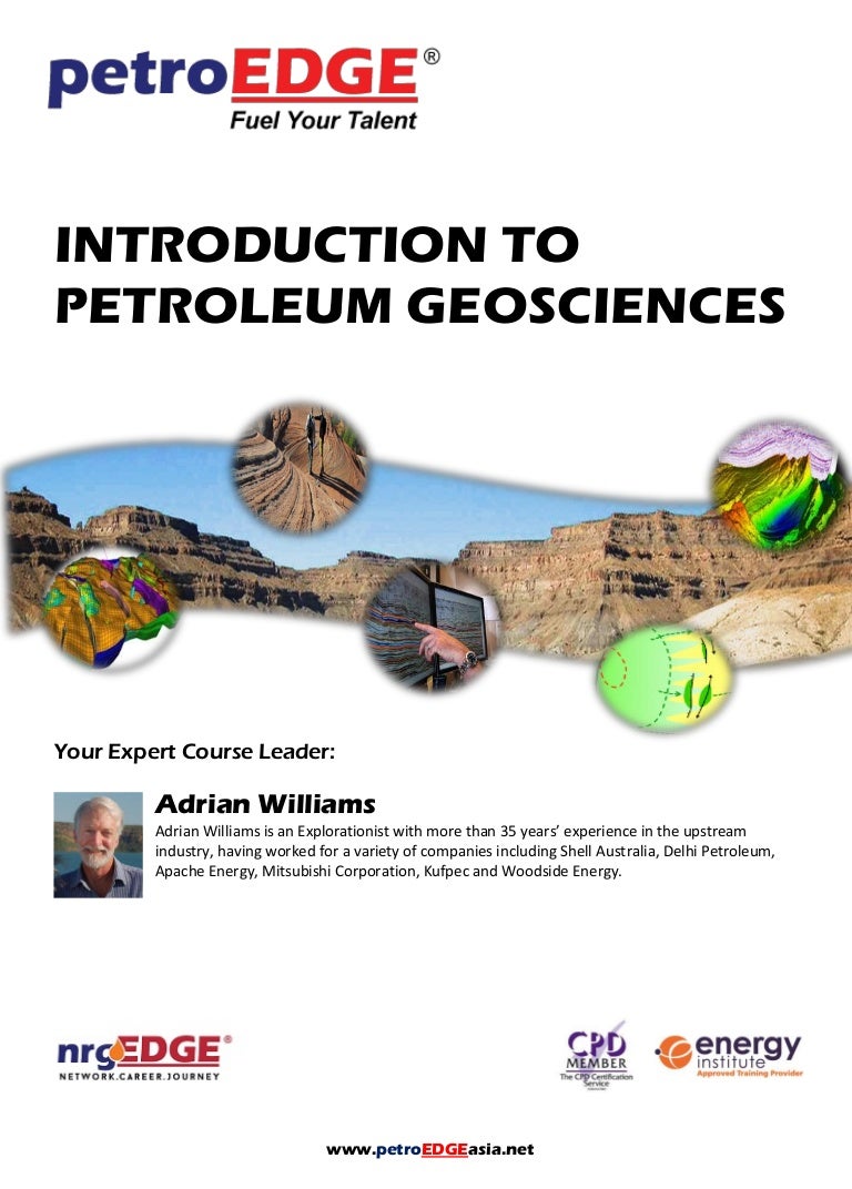 INTRODUCTION TO PETROLEUM GEOSCIENCES