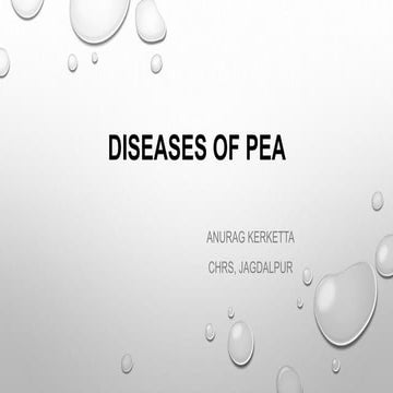 Diseases of Pea