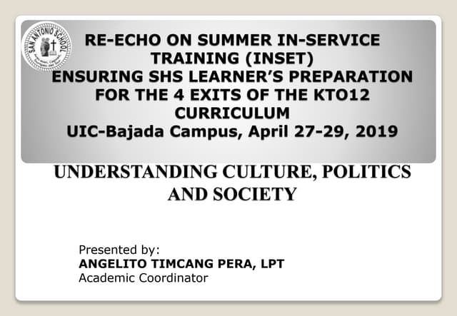 Peac cidam presentation 2019