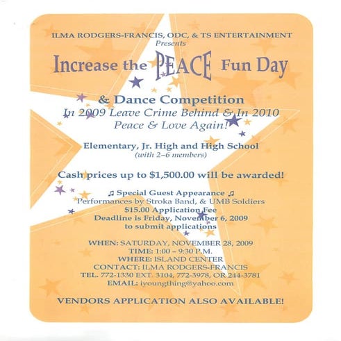 PEACE  Fun  Day