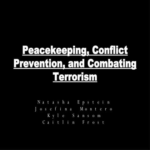 Peace Powerpoint by Natasha, Kyle, Joey and Caitlin