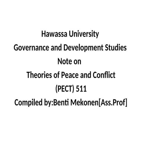 peace and conflict studies (pcct 551).ppt