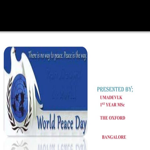 Peace day