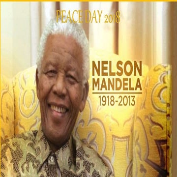 Peace Day 2018   Nelson Mandela 