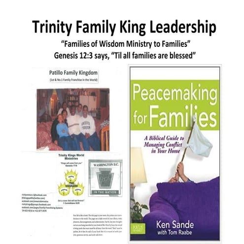 Trinity Kings Family & World Leadership: *The Patillo Dynasty* | DOCX