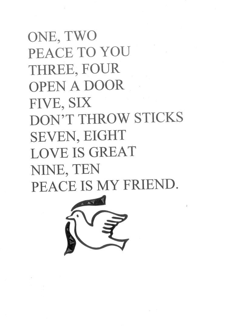 Peace poem