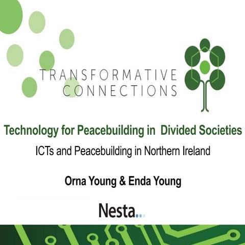#PeaceTechNI Research Launch