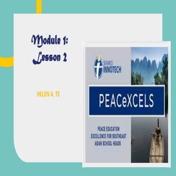 PEACE ExCELS for Educational Leader Module 1.pptx