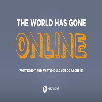The world has gone online: What does this mean for Cinema?