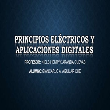 Trabajo U1 Principios eléctricos y aplicaciones digitales