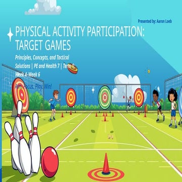 MAPEH grade 6: Target games | PPTX