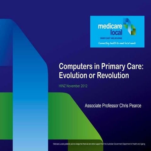 Computers in Primary Care: Evolution or Revolution