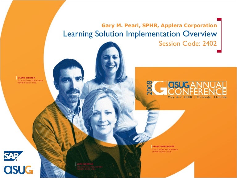 Sap Learning Solution Implementation Overview