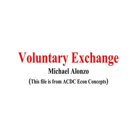 Pearl exchange and voluntary exchange 