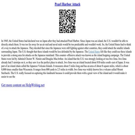 Pearl Harbor Attack | PPT