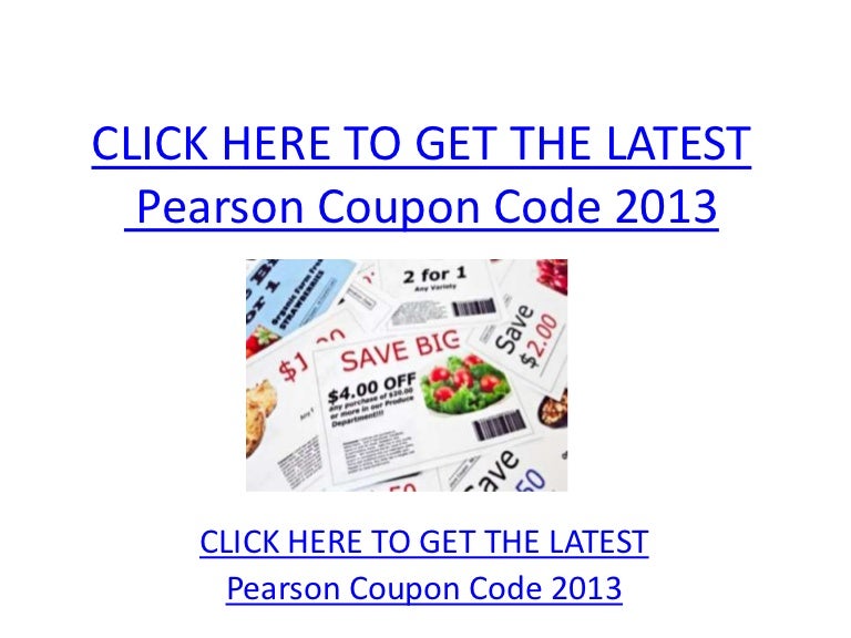 My pearson store coupon code