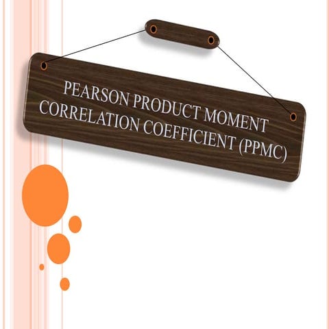 Pearson product moment correlation