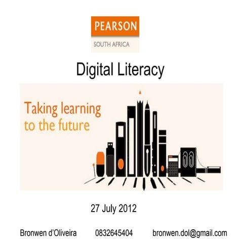 Pearsons Digital Literacy July 2012