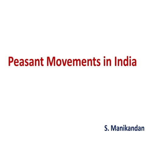 Peasant Movements.ppt