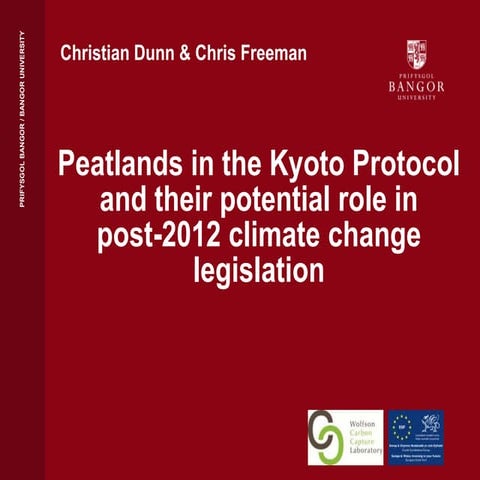 Peatlands in the Kyoto Protocol and their potential role in post-2012 climate...