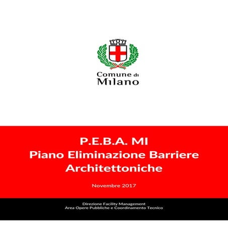 PEBA comune di Milano | PDF