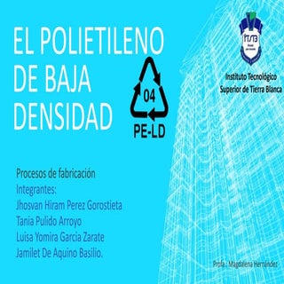 Polietileno De Baja Densidad (PEBD/...