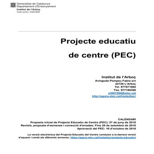 Pràctica Docent: Disseny d'un PEC! | PPTX