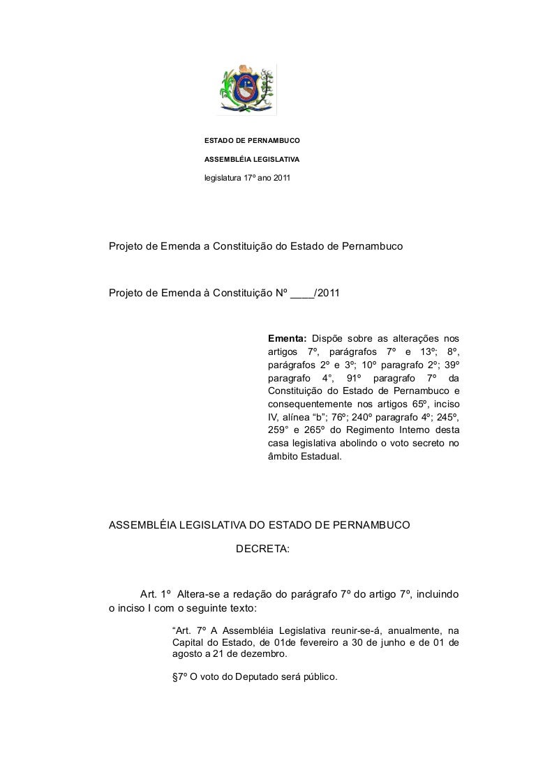 O Mais Rapido Voto Secreto Constituicao
